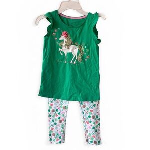 Max Studio Kids Top & Pants Set St. Patrick's Day Size Small 5/6 NWT